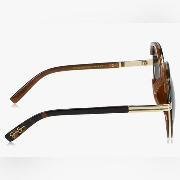 Jessica Simpson J5443 Black Tortoise Square retro Uv Protection Sunglasses 60MM - Picture 2 of 7